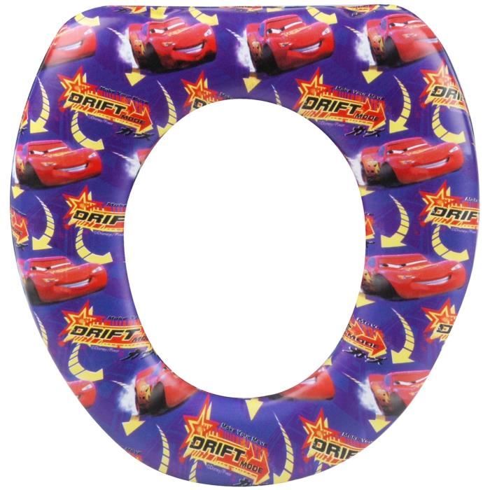 R ducteur Abattant toilette WC Enfant Disney Cars Rouge