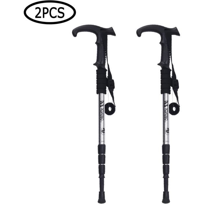 Baton de trêkking en Aluminium Classe Aéronautique Ultraléger DurableBaton de Marche