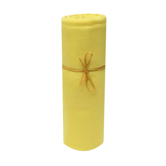 Drap Housse Jersey Bebe Coton Bio Basile 50x80 Cm Jaune Cdiscount Puericulture Eveil Bebe