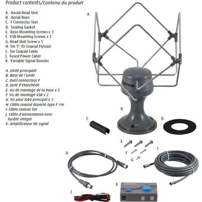 Antenne Omnimax Pro GRISE New - Achat / Vente antenne auto-moto Antenne  Omnimax Pro GRISE N - Cdiscount