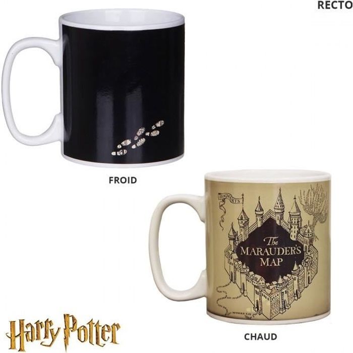 Mug Thermoréactif Harry Potter - Carte du Maraudeur Unique