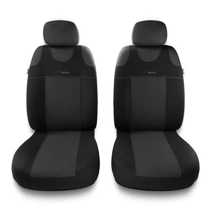 Lot de 2 Housses de Protection universelles pour Renault Twingo Gris