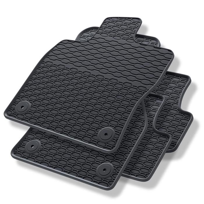 Jeu De 4 Tapis De Sol En Caoutchouc Pour VW Tiguan (à Partir De 2016) - Noir - Marque Z4L