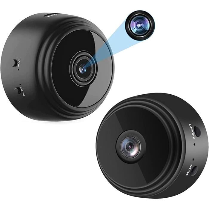 Mini Caméra Magnétique HD - Vision Nocturne, Détection Mouvement, WiFi