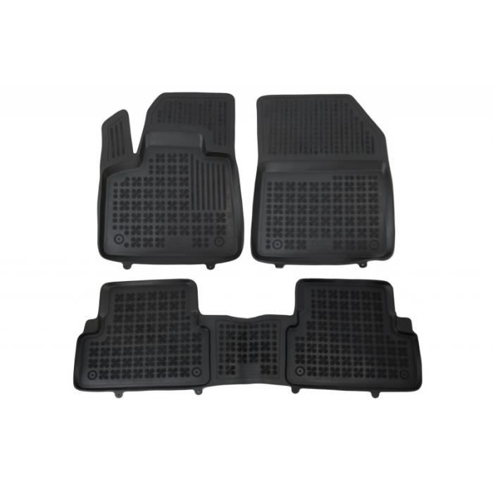 3d Caoutchouc Tapis De Sol en Caoutchouc Tapis Pour Peugeot 3008 à partir de 2016 haute Habitacle Avec Bordure