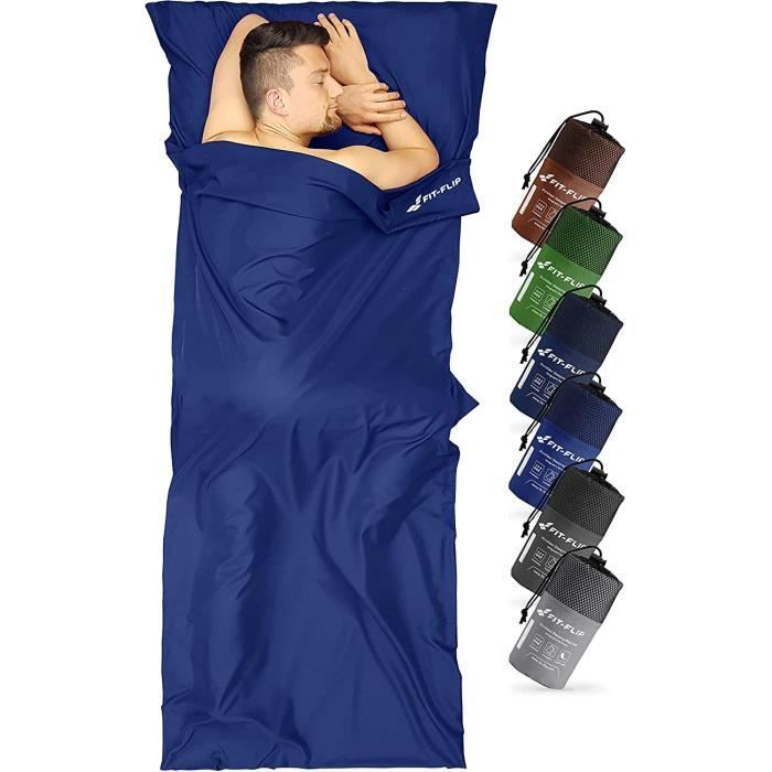 Housse De Protection Imperméable Pour Sac De Couchage - En Polyester Ripstop 70D, Légère, Résistante Au Froid (-6°C), Capuche Ajustable - Idéale Bivouac, Camping, Urgences