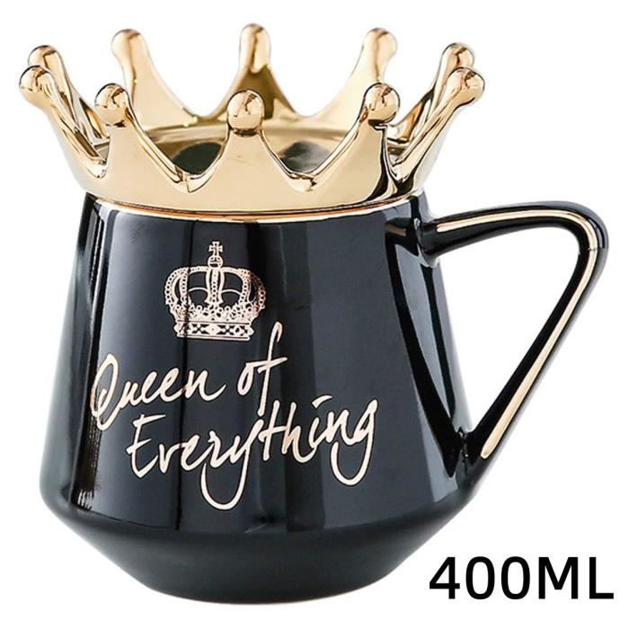 Set De Tasses Café BRUBAKER - His Queen & Her King | Cadeau Couple Pour Mariage Ou Anniversaire