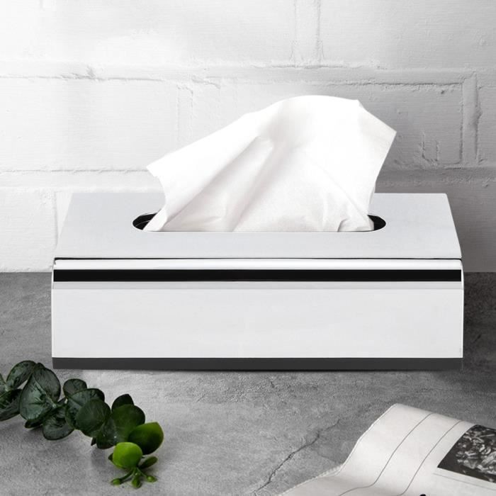 Zerodeko Boîte à Mouchoirs Murale En Plastique - Distributeur Élégant Pour Cuisine, Salle De Bain, Bureau