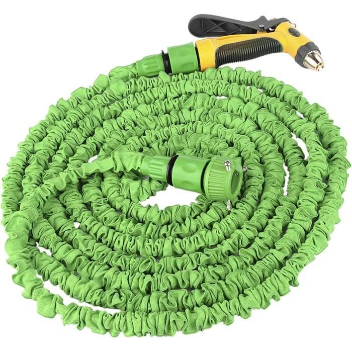 Connecteurs Rapides Pour Tuyau Extensible - Lot De 5 - Vert - 9.5mm (3/8") - Réparation Facile - 7