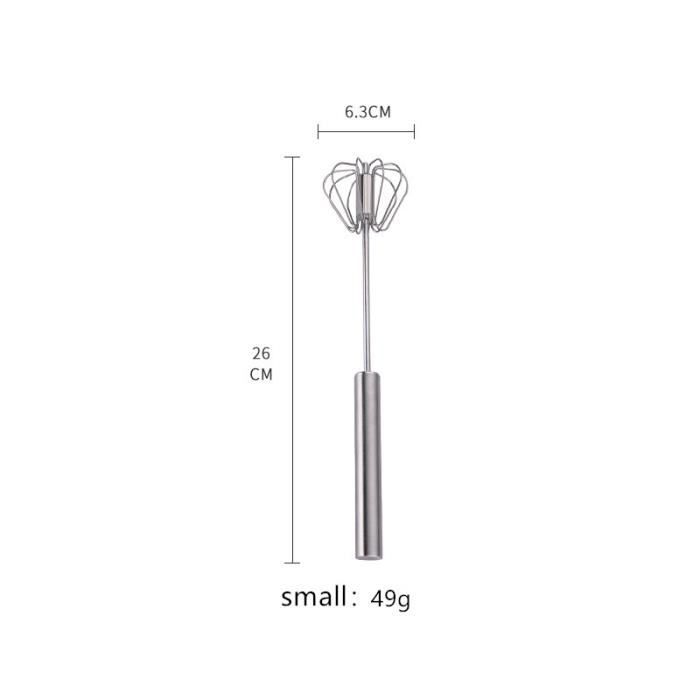 Lot De 2 Batteurs à Œufs Naisfei - Acier Inoxydable 26cm - Multifonction Pour Cuisine