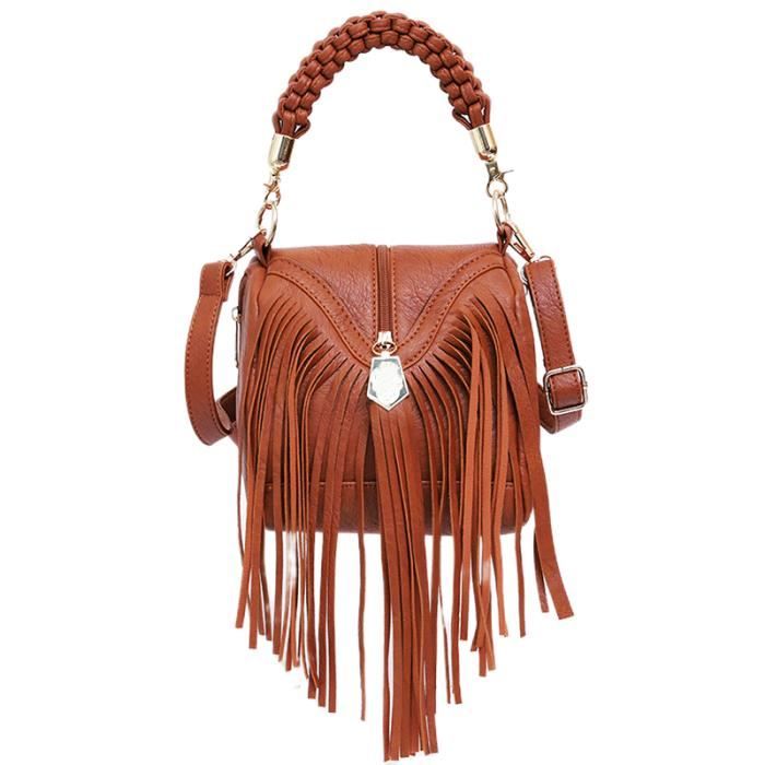 Sac Femme Marque De Luxe Vintage Fringe Sac Bandouli re