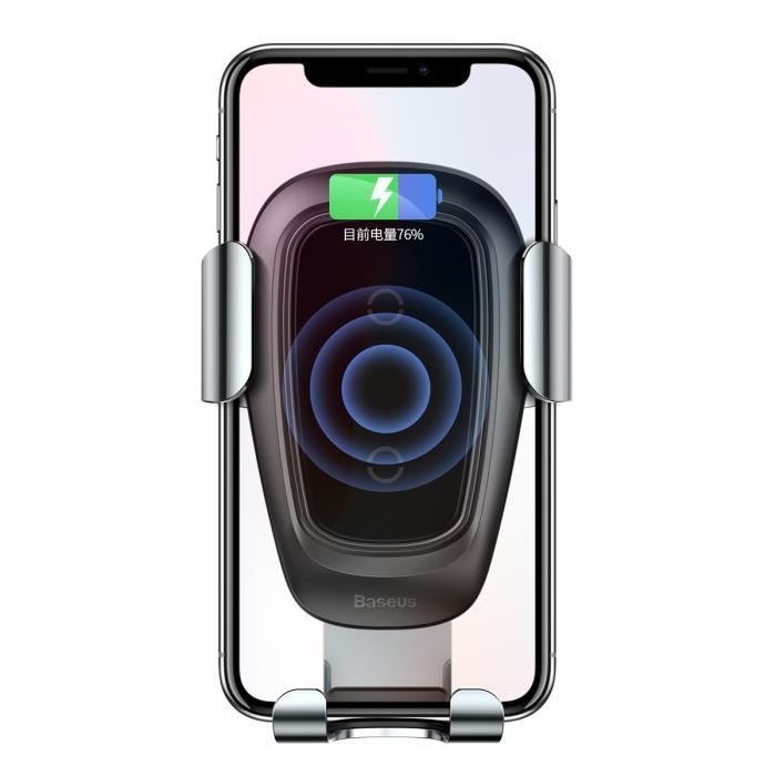 Support Telephone Voiture Pour Samsung Galaxy S9 S9 Qi Chargeur