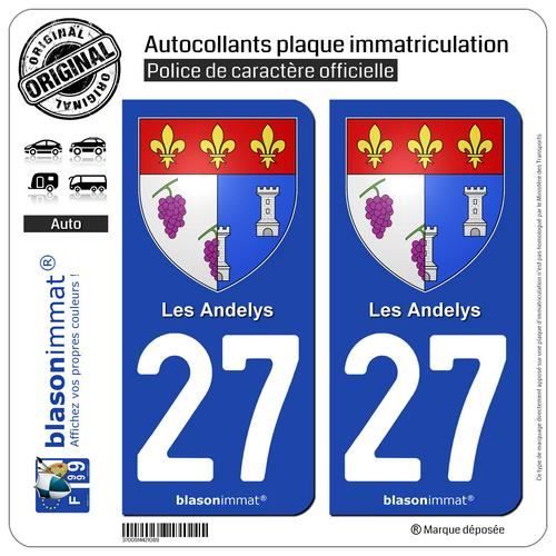 Autocollants Plaque Immatriculation Wimereux 62 - 2 Stickers Armoiries Ville - Vinyle Haute Qualité, Résistant Aux Intempéries