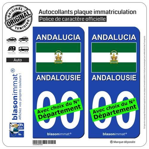 Sticker Drapeau Andalousie Andalousie Drapeau Bandera
