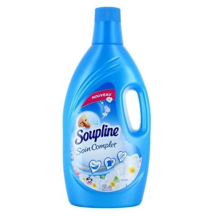 Lot De 3 Soupline Adoucissant Soin Glamour Parfum Frais 2 L