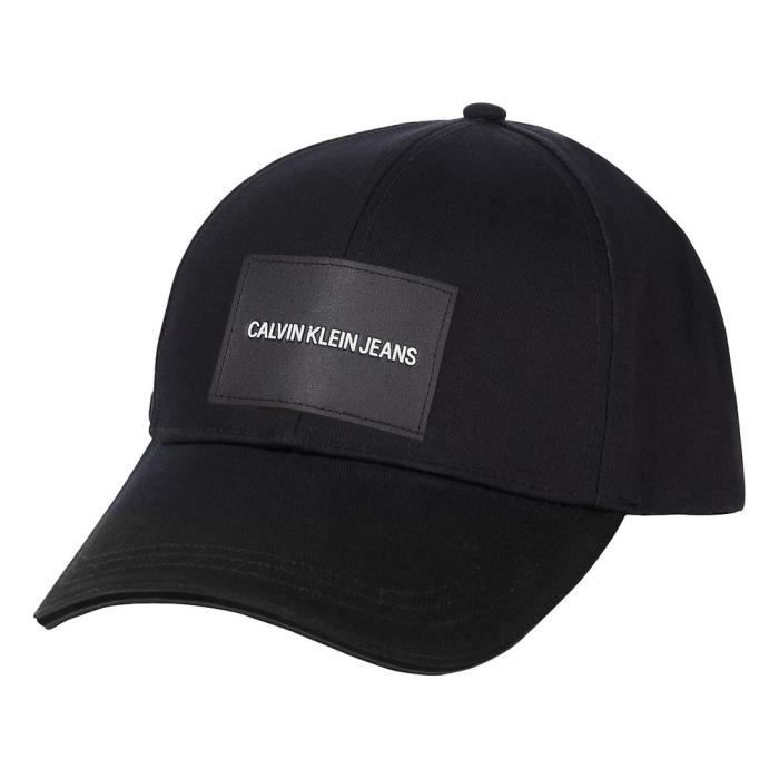 Casquette Noire Homme Calvin Klein Jeans logo Patch noir Cdiscount Pret a Porter