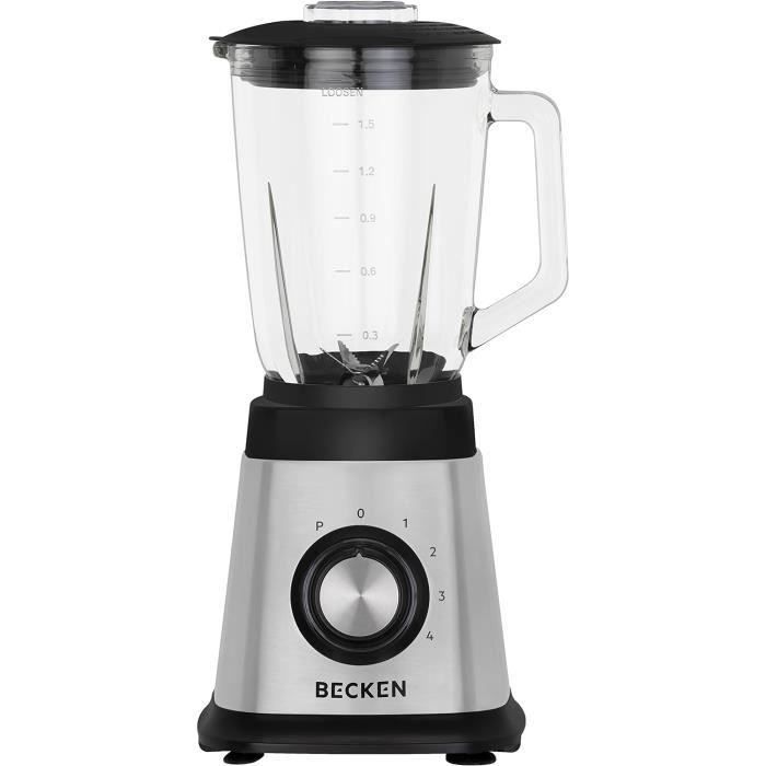 Bol Blender Verre + Embase Ref MS-651089 Pour PIECES PREPARATION CULINAIRE PETIT ELECTROMENAGER