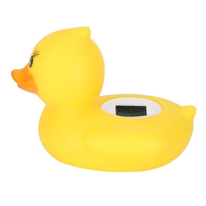 Thermomètre De Bain Bébé Canard Jaune Flottant - Affichage Numérique °C/°F - Jouet Sûr Et Amusant Pour Nouveau-Nés