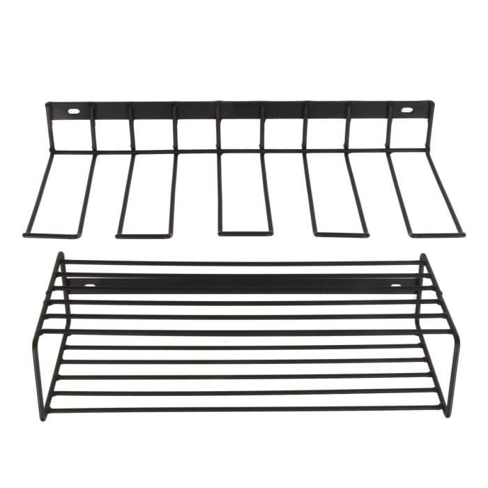 Lot De 4 Paniers Muraux En Fil Métallique ANZOME - Organisateur Grille Murale - Pour Cuisine, Salle De Bain, Bureau Lot De 4 Paniers Muraux En Fil Métallique ANZOME - Organisateur Grille Murale - Pour Cuisine, Salle De Bain, Bureau
