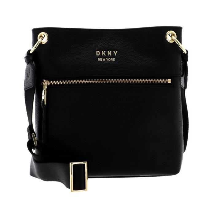 DKNY Gregorio Crossbody Bag Blk / Gold [115489] Noir Cdiscount