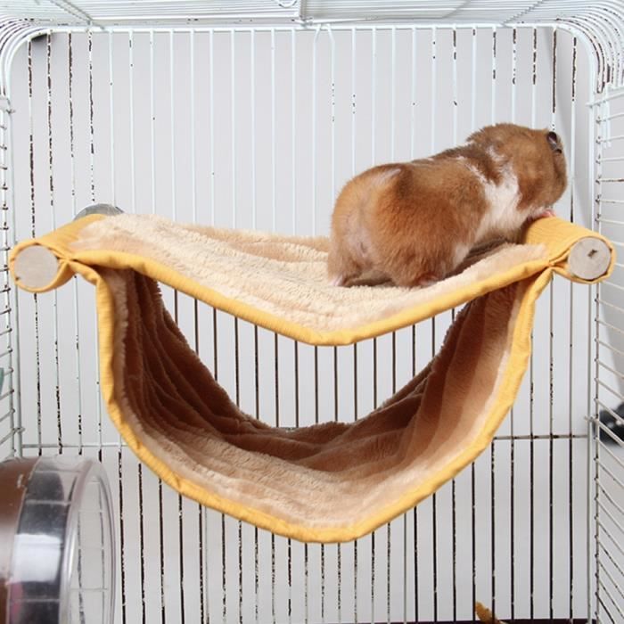 Hamac Pour Petits Animaux, Furet, Lit-hamac Et Cage Tunnel Pour Rat Hamster Ecureuil Fronde A Sucre Slingshot Suspendue Tube Tunnel Jouet Pour Cage