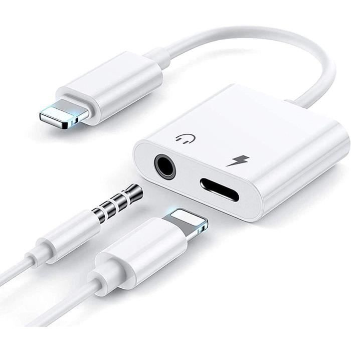 Ports Adaptateur Câble Lightning vers mini-jack 3,5 mm