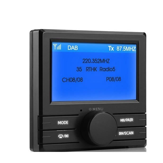 Adaptateur Récepteur Radio DAB+ Pour Voiture - Kit Diffusion Audio Numérique Avec Antenne Et Câble USB Pour Android