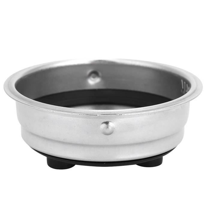Fegtrty - Lot De 2 Filtres à Café En Acier Inoxydable Réutilisables - Pour Tasse Unique (diamètre 51 Mm)