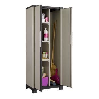 Armoire 70hp Combi 4 Etageres Placard A Balai Achat Vente Coffre D Exterieur Armoire 70hp Combi 4 Etager Cdiscount