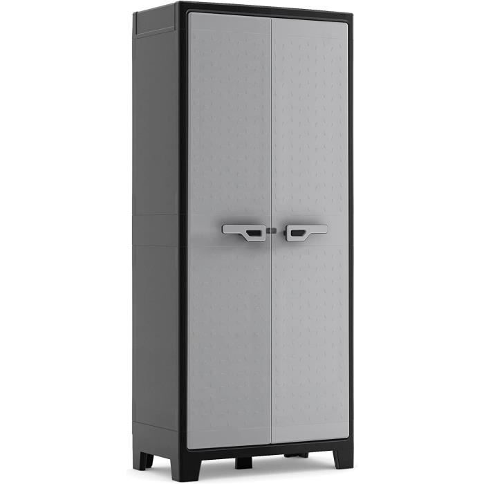 KETER Armoire Haute Utilitaire TITAN Armoire en Resine Multifonctions