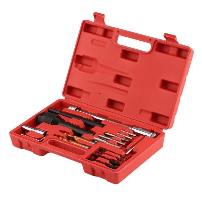 Aramox Kit De Démontage De Bougie De Préchauffage, 22 Pièces M8 M10, Kit De Démontage D'électrode De Bougie De Préchauffage, Outil De Retrait D'extracteur Portable