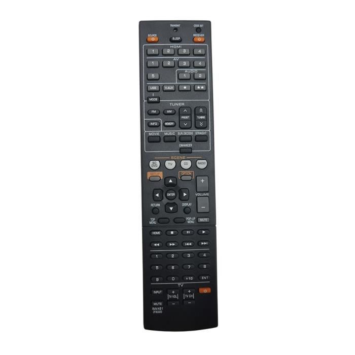 Telecomando Di Ricambio Generico Per Yamaha HTR-5630 RX-V350 RX-V459 RX-V373 HTR-5240 HTR-5250 RAV254 - 5