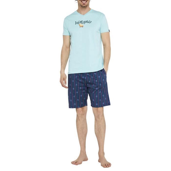 Pyjama Court Coton "There's A 99% Chance I'm Hungry" - Confortable Et Fun Pour Enfants