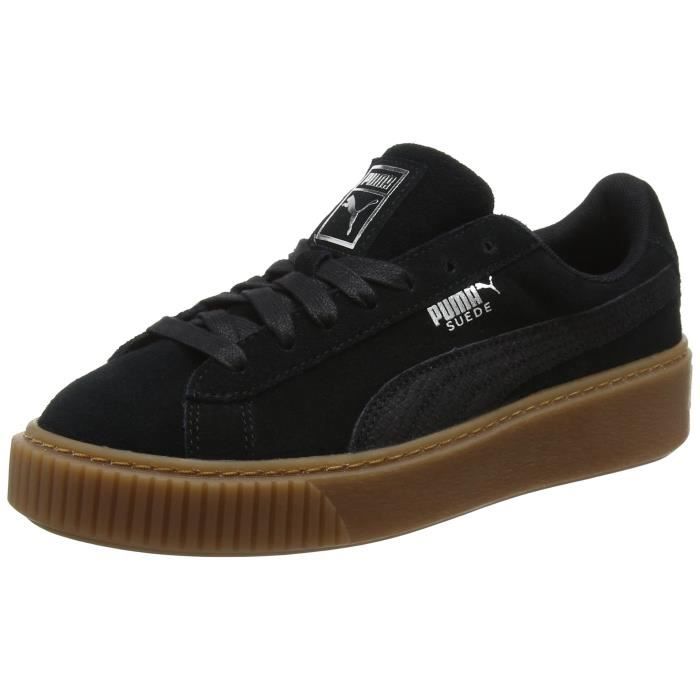 Puma en daim noir deals