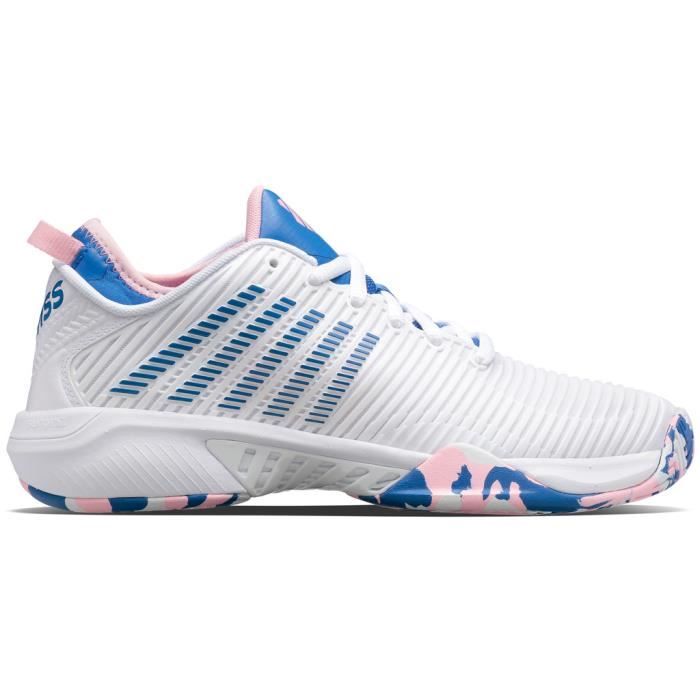 K-SWISS Baskets femme K-Swiss Hypercourt Supreme Hb - Blanc - Femme - Chaussure de tennis avec amorti et confort maximum