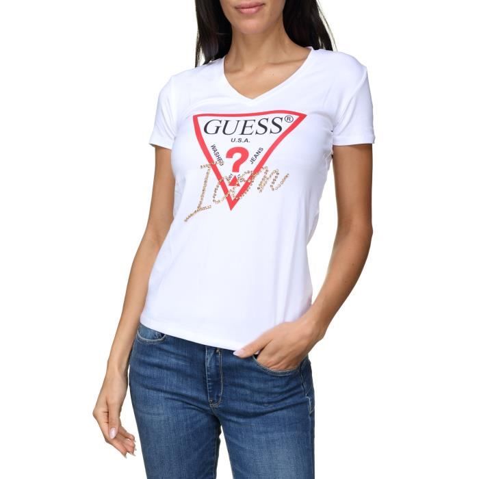 t-shirt femme guess