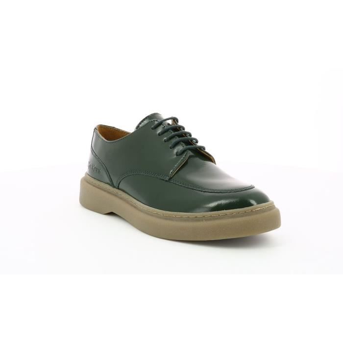Derbies femme vert clearance