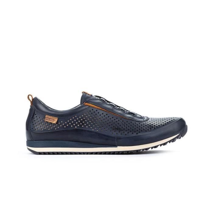 Basket - Placa - Homme - Bleu - Élastique - Talon Plat Basket - Placa - Homme - Bleu - Élastique - Talon Plat