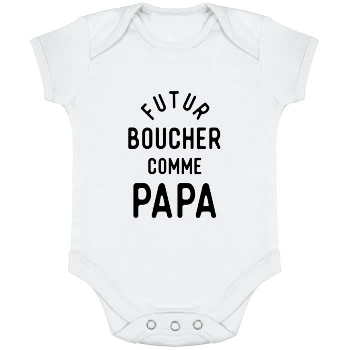 Body Bebe Cadeau Imprime En France 100 Coton Futur Boucher Comme Papa White Cdiscount Pret A Porter Body Bebe Cadeau Imprime En France 100 Coton Futur Boucher Comme Papa White Cdiscount Pret A Porter