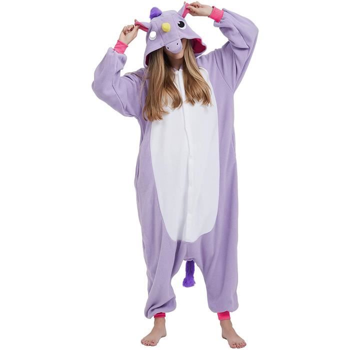 Cosplay Pyjama Kigurumi Adulte Unisexe Combinaison Costume Déguisement Animaux Ensemble de