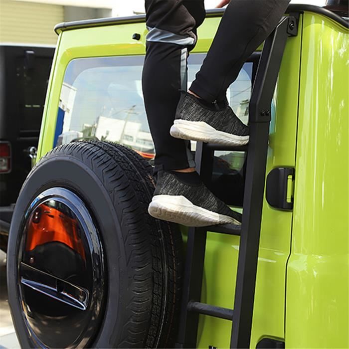 Échelle De Hayon Pour Suzuki Jimny 2007-2017 – En Acier Inoxydable, étapes Larges – Montage Facile, Design élégant