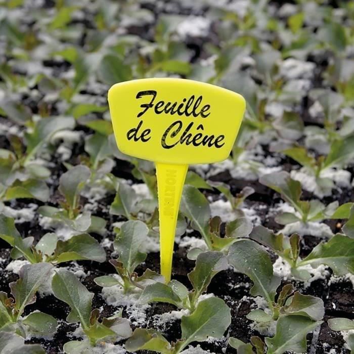 NORTENE Etiquette à planter - Lot de 10 Label - 15 cm - Jaune