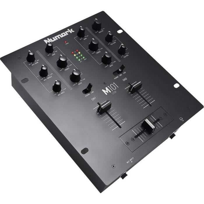 Tables de mixage DJ Numark M101USB black