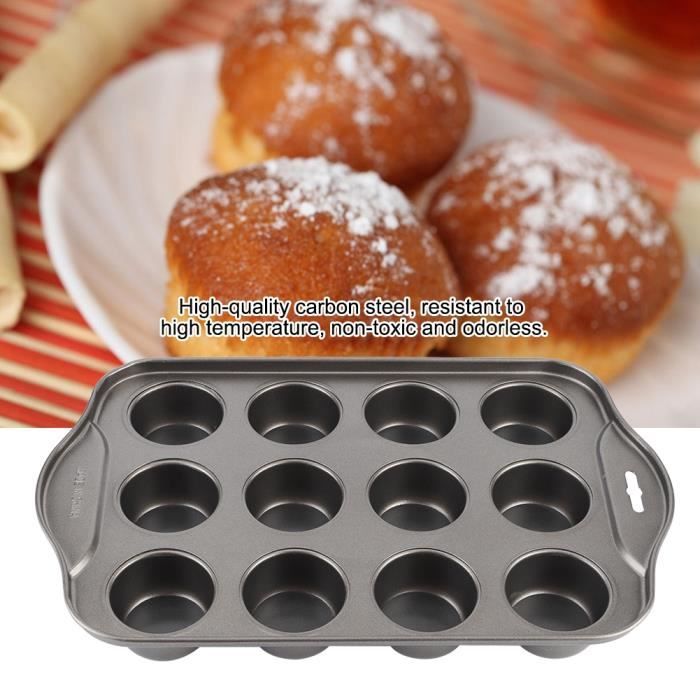 Acier au carbone Mini moule à gâteau rond antiadhésif bricolage moule à