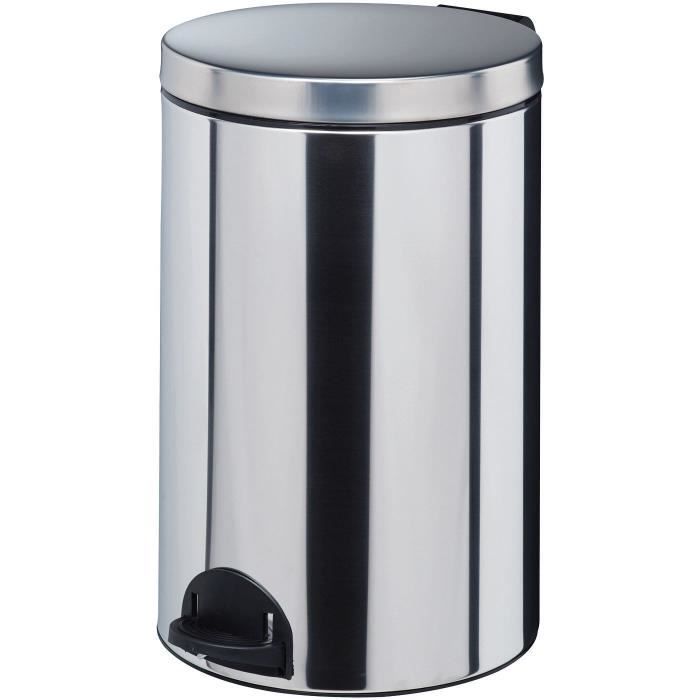 ROSSIGNOL - Poubelle Elora 20l inox