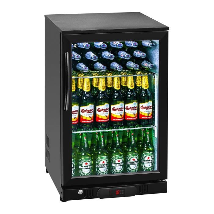 Frigo Boisson Mini Bar Réfrigérateur Royal Catering RCGK-108C (108L  intérieur aluminium plage de température 2-10 dc) - Cdiscount Electroménager