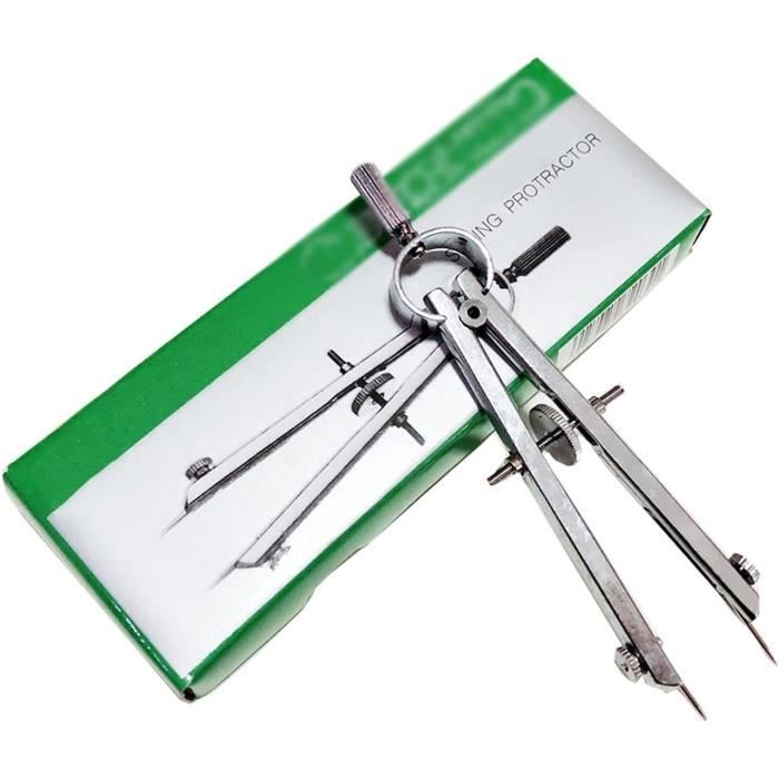 Kit Geometrie Compass Math Compass Set Traçage Instrument Ensemble de