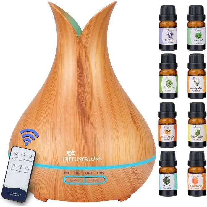 Diffuserlove Diffuseur d'Huiles Essentielles Electrique Diffuseur d ...