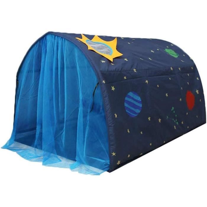 Tente De Jeu Château Princesse - Avec Lumières Étoilées - Pour Enfants 3-9 Ans - Intérieur/Extérieur