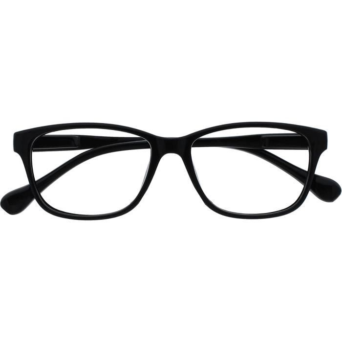 The Reading Glasses Lunettes Lecture Hommes Noir Designer +3,50 - Charnières Ressort